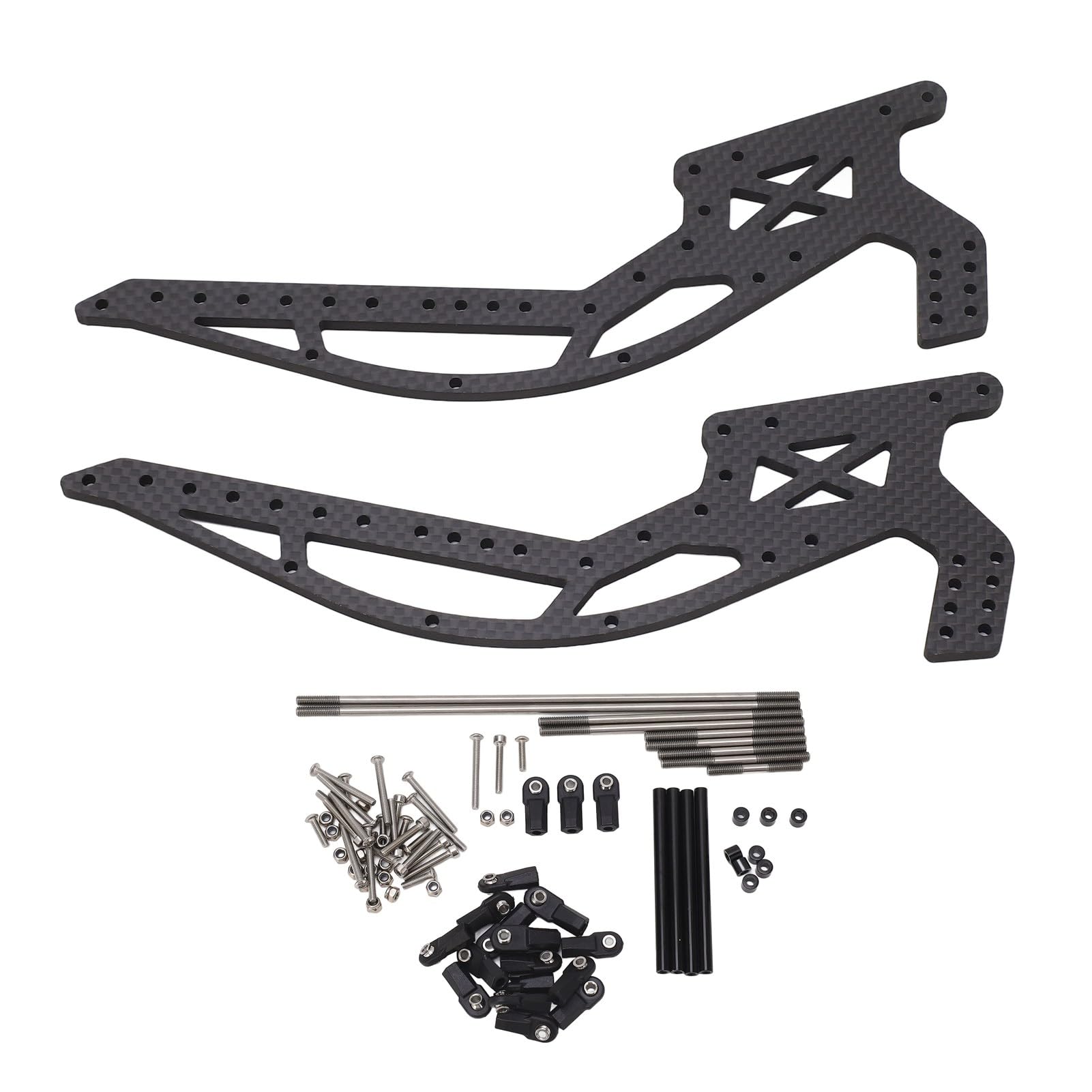 Kit de Chasis sobre Orugas RC, Marco de Fibra de Carbono