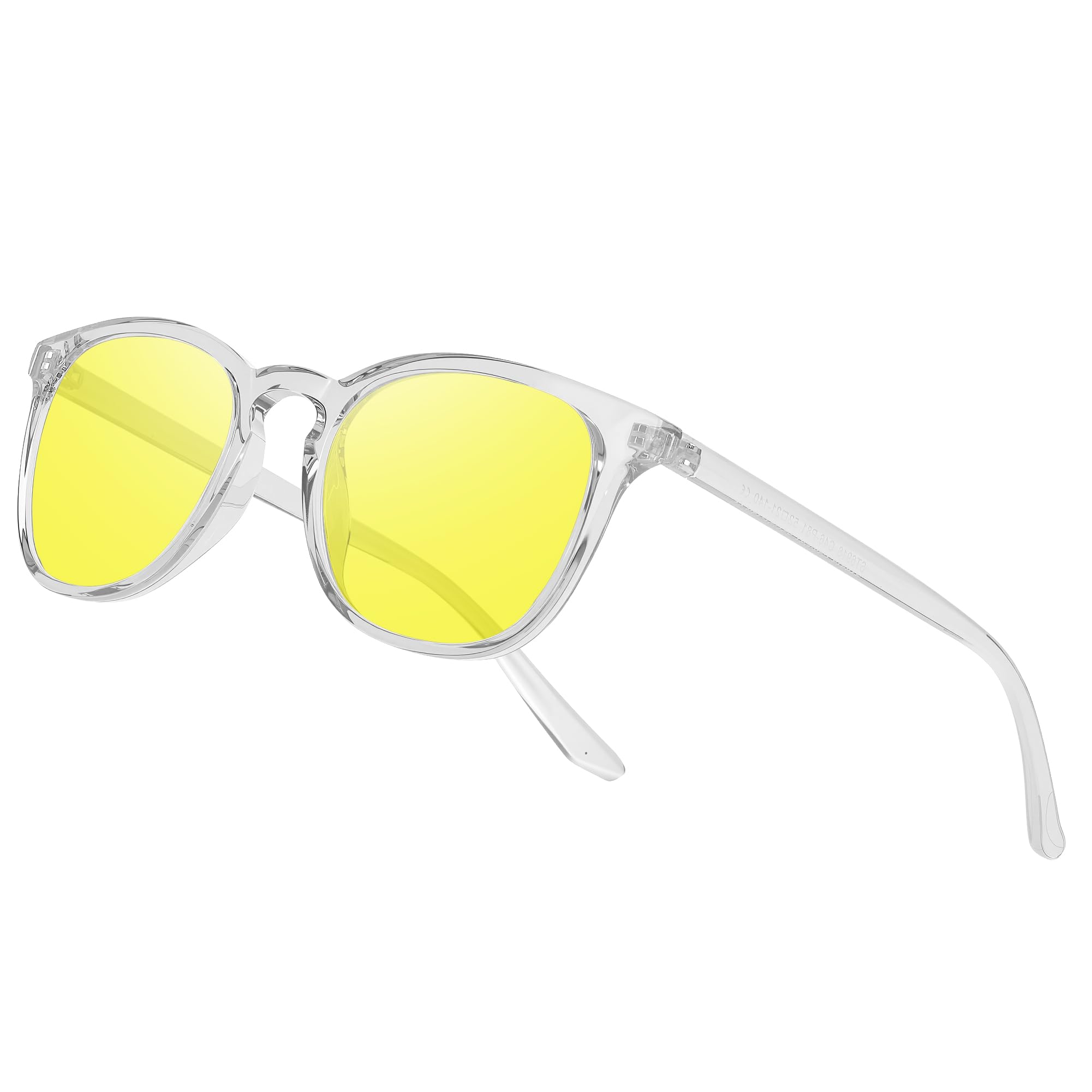 Ymmott Blaulichtfilter Brille ohne Sehstärke - Anti-Blaulicht Gaming & Computerbrille für Damen & Herren, UV400 Blaufilter Brille Augenbelastung Ermüdung beim Bildschirmarbeiten