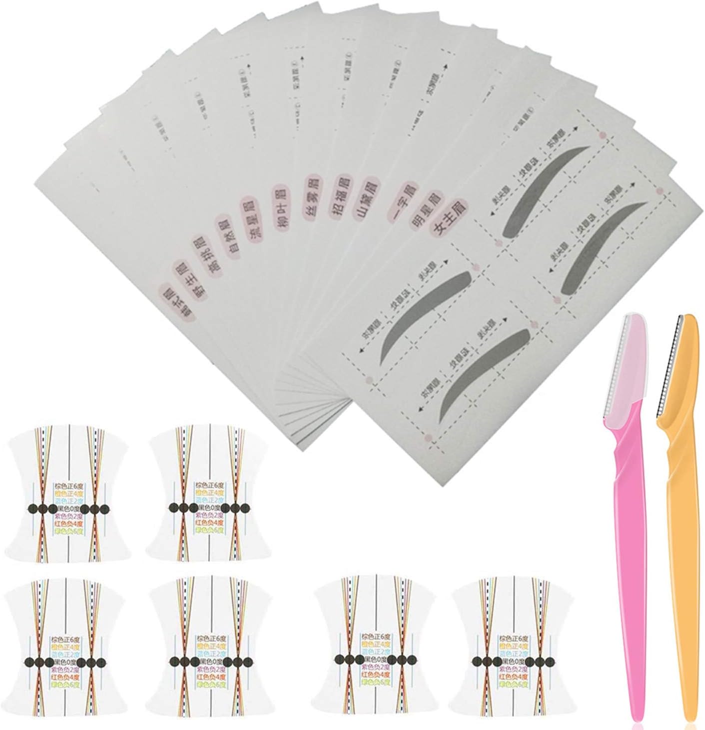 sopracciglia a stencil