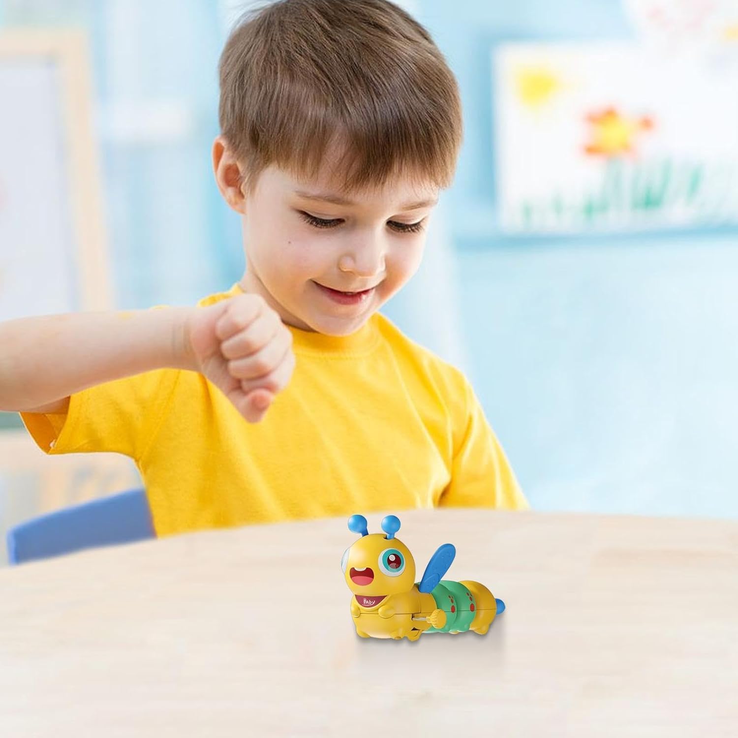 Toysbuddy Wind-Up Caterpillar Crawling Toy for Babies and Toddlers, Educational Learning Activity Toy, No Battery Required - Image 6 thumbnail