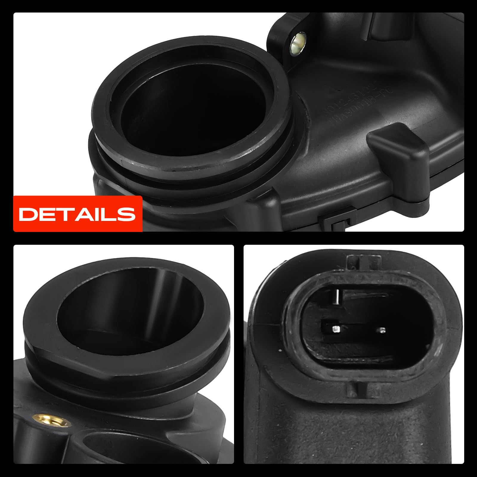 Frankberg Termostato regolatore del liquido di raffreddamento 059121111CR | Compatibile con: A6 Avant 4A5, Q7 Van 4MB 4MG, A6 Allroad 4GH 4GJ, A4 Avant 8W5 8WD, A6 Allroad 4AH, A4 8W2 8WC