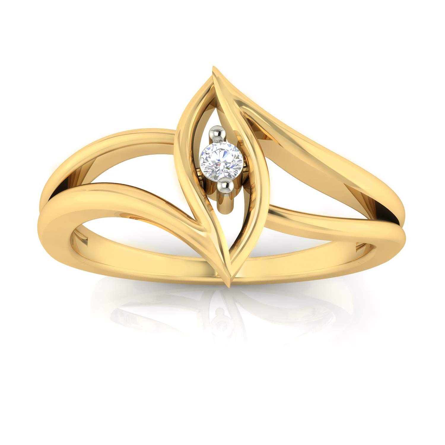 avsar Jewellery 18k (750) Yellow Gold and Diamond Ring for Women-picture-16