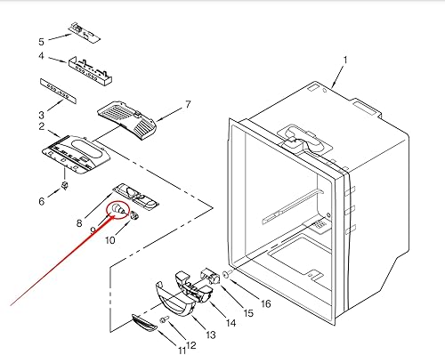 Miniatura 3 de W11043014, W10865849, W10837631, W10745744, W10565137, W10805744 se adapta a la bombilla LED de refrigerador Whirlpool