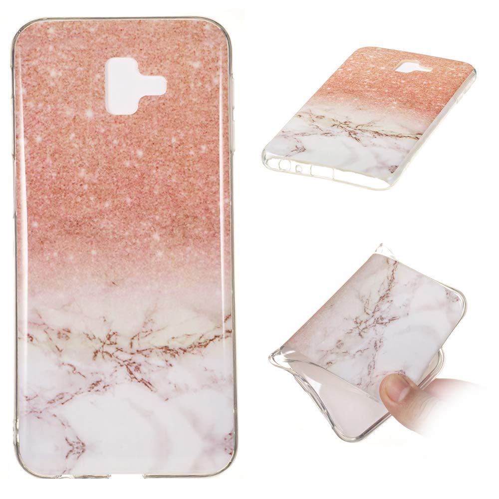 Compatible Samsung Galaxy J6 Plus 2018 Case TPU Cover Protective Shockproof Shatterproof Durable Hybrid Protective Slim Rugged Armor Case Shock Absorbing Full Body Shockproof Protects case -