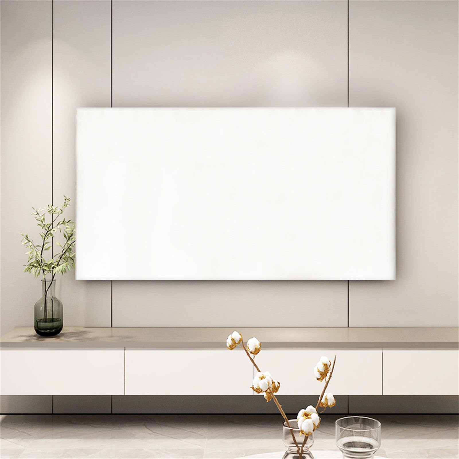 Copertura TV Antipolvere Hixingo Universale Elastica 40-45inch Bianco