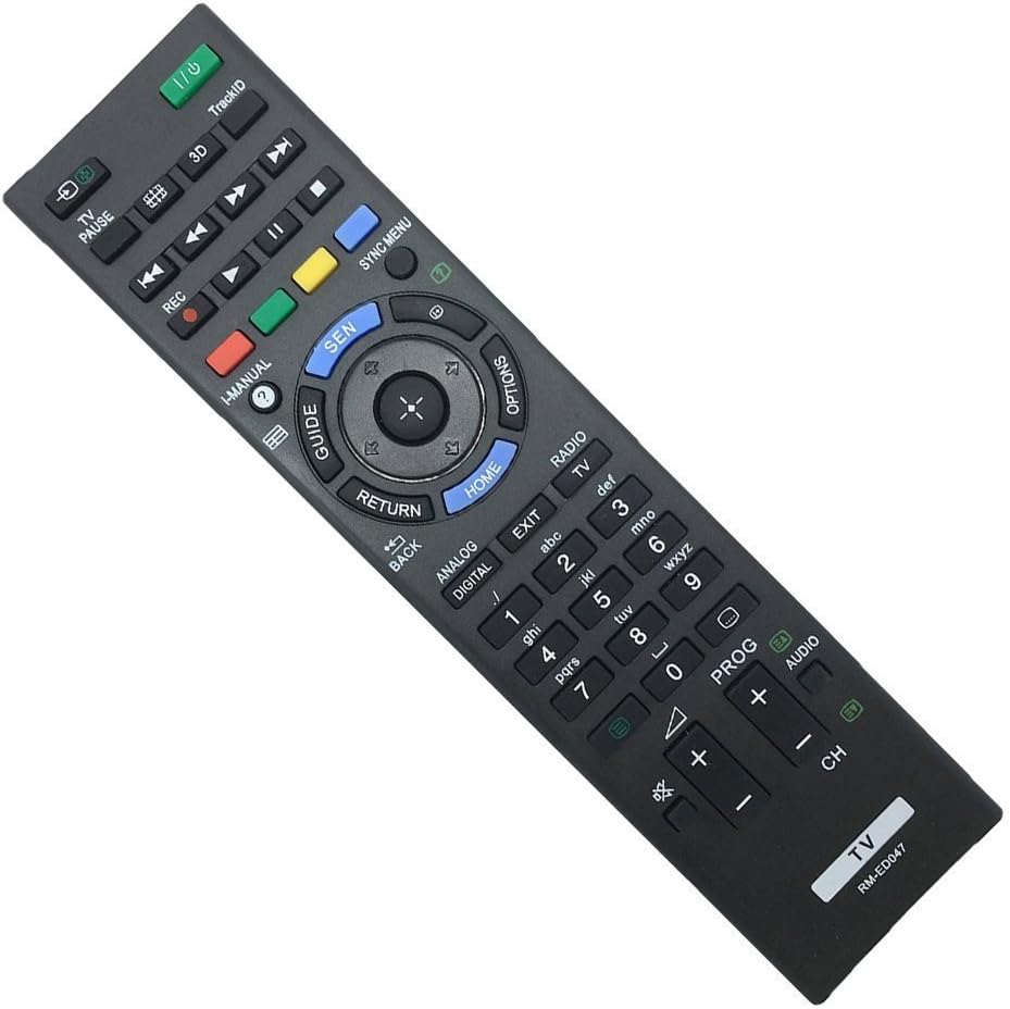 Populsell TV Remote Control RM-ED047 RM ED047 Replacement for Sony KDL 22EX553 KDL 26EX553 KDL 32EX653 KDL 40EX650 KDL 40EX653 KDL 40EX655 KDL 46EX650 KDL 46EX653 KDL 46EX655