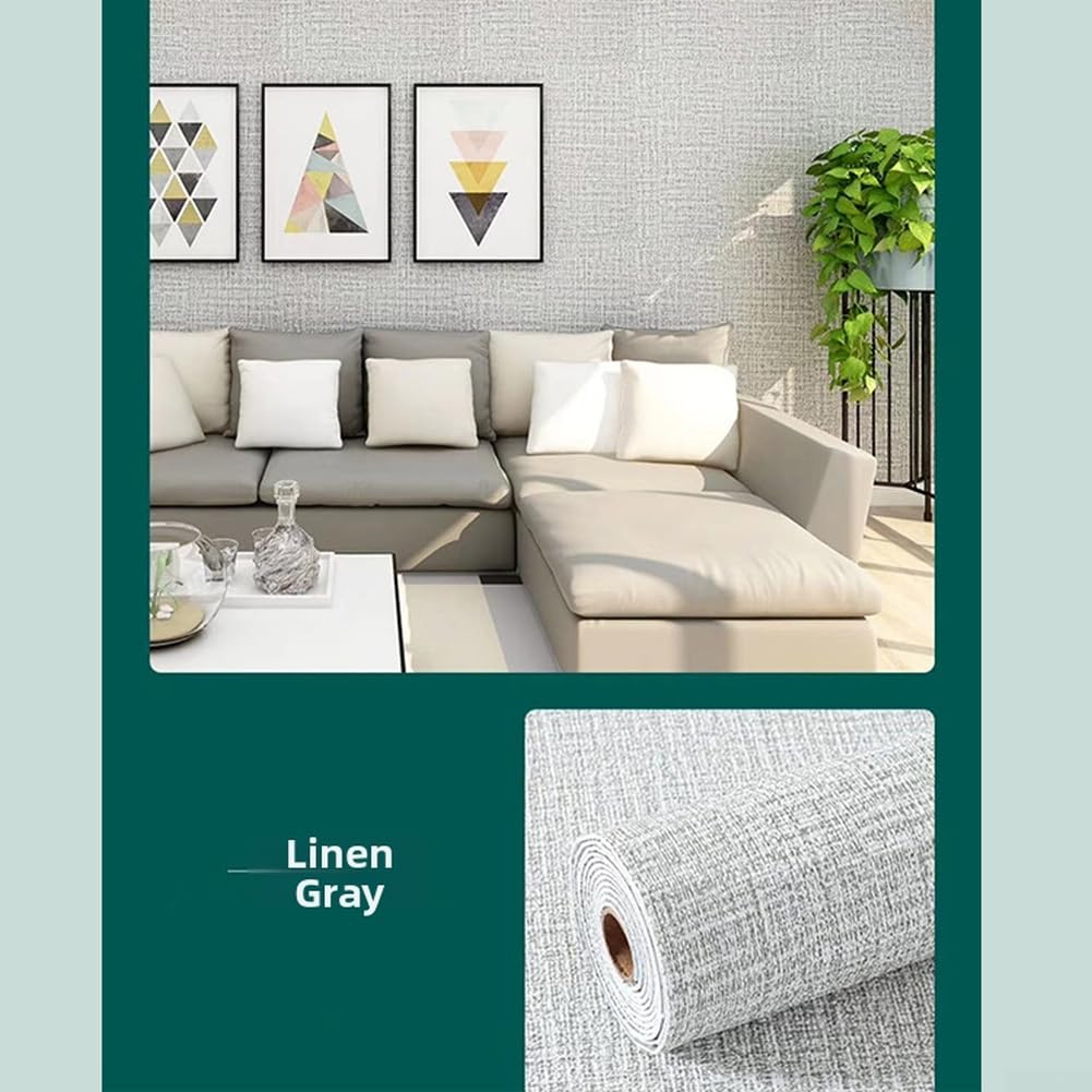 Forro Pared Aluminio Lino 10m Aislante Térmico Decorativo(gray-20m)