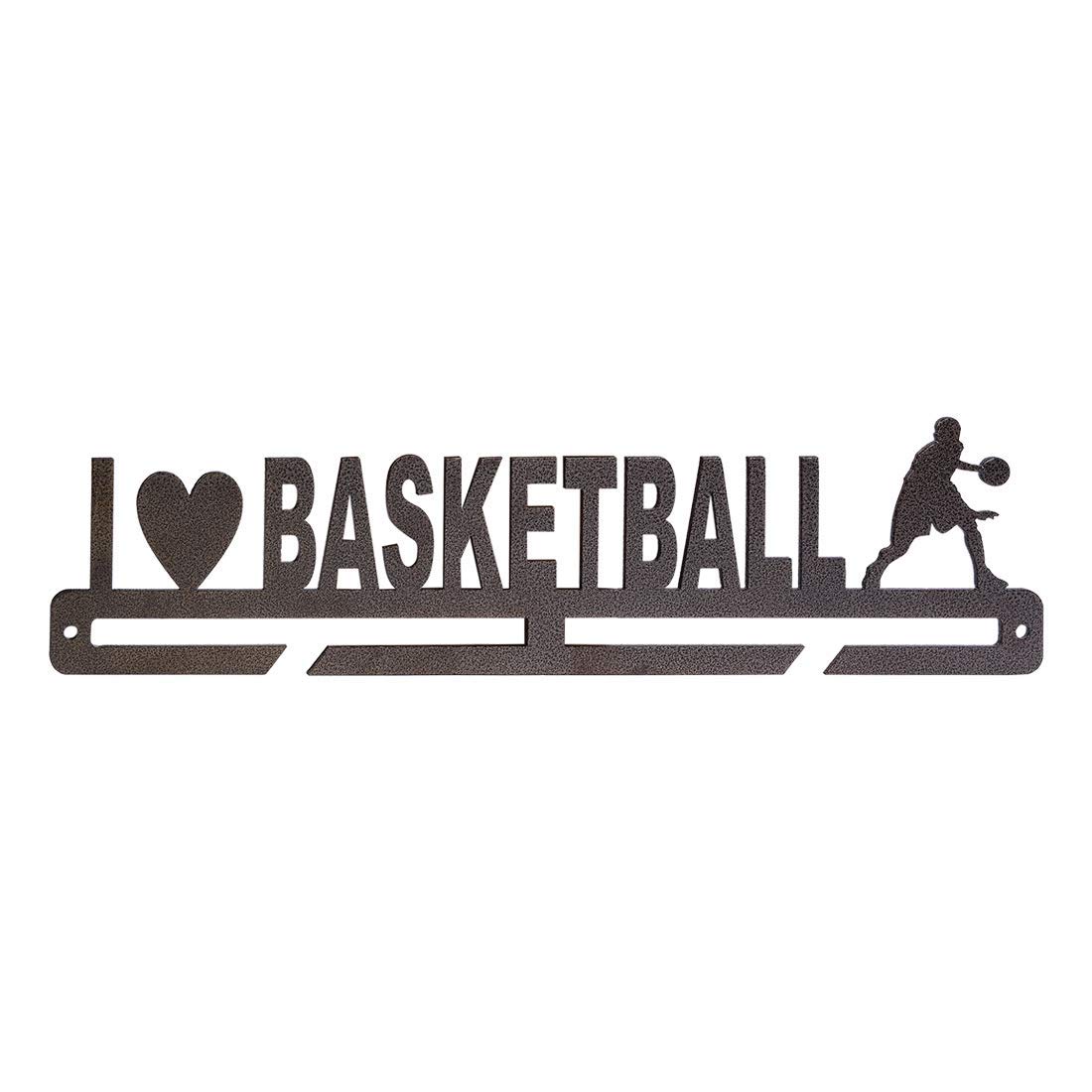 Medal Holder Display Hanger Rack Medals Brown Medal Holder Wall Mount Basketball Medal Frame Holds Upto 24-30 Medals by Sehaz Artworks (B082HH4N18) Amazon Price History, Amazon Price Tracker