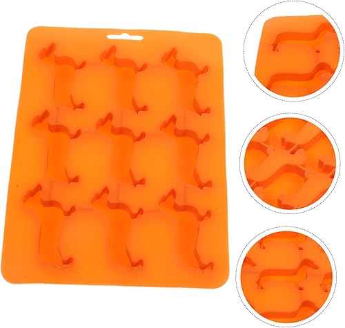 Miniatura 5 de 2pcs Puppy Candy Molds molde de para resina cookie stencils cookie molds silicone mold de para gelatinas ice tray molds chocolate food grade