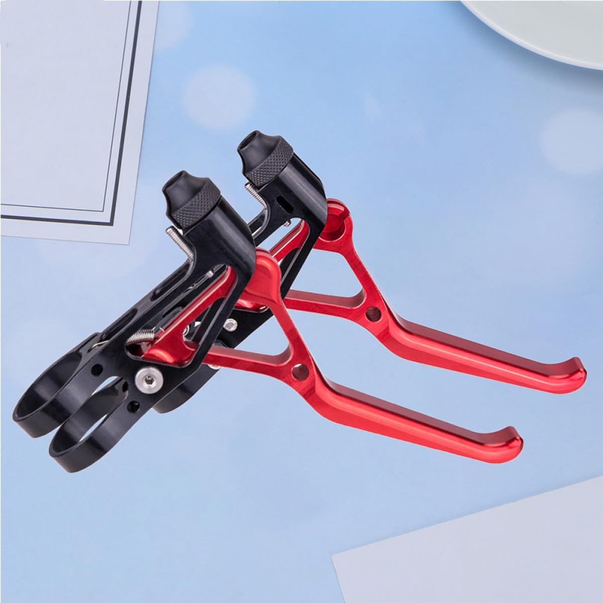 Leve Freno Bici in Lega di Alluminio, Brakes Handle Ergonomiche Regolazione, Adatte a Bici da Corsa, Mountain Bike e Ragazzo Ragazza