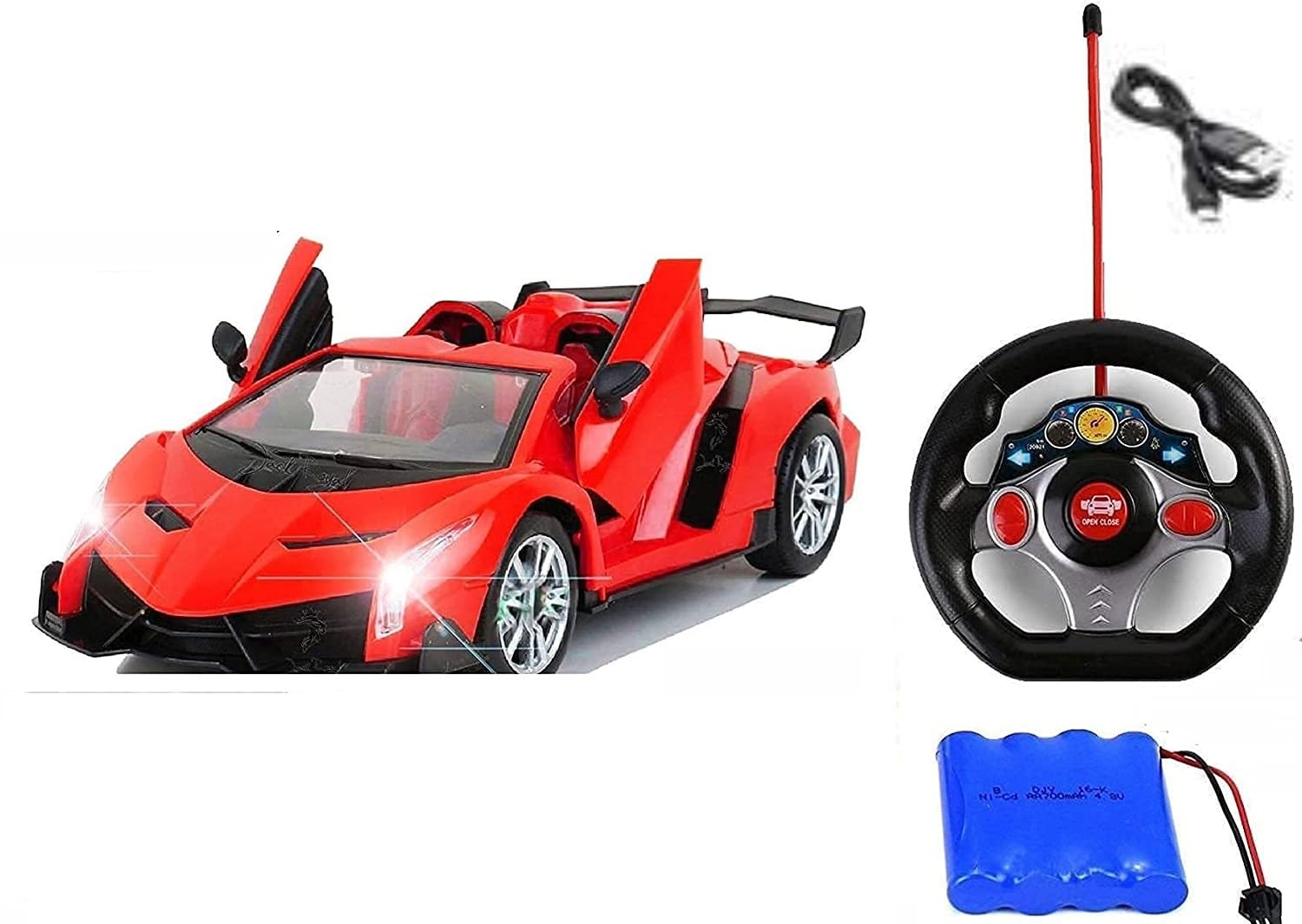 See full amazon price history chart for Sunzita® Racing Sports Car with Openable Door Steering RC Car with LED Headlights - Back & Front Light | Pack of 1 -Remote and USB Cable for Kids - (3+Years) (Multi Color) Sunzita® Racing Sports Car with Openable Door Steering RC Car with LED Headlights - Back & Front Light | Pack of 1 -Remote and USB Cable for Kids - (3+Years) (Multi Color) (B09Y3L4J64) Amazon Price History, Amazon Price Tracker