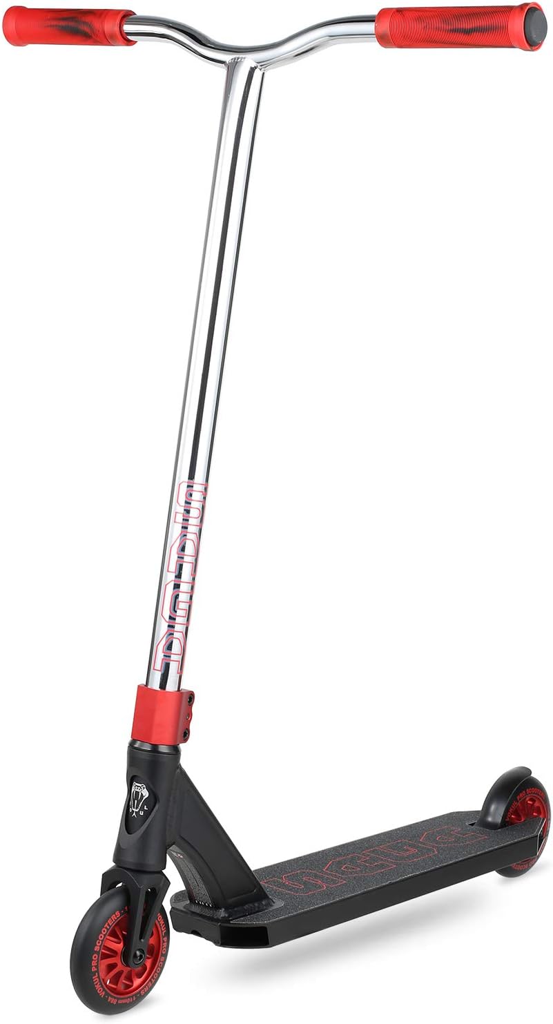 Review VOKUL K1 Pro Trick Scooter | Stunt Scooter, for Kids 8 Years and Up,Teens,Adults - Best Entry Level Freestyle Stunt Scooter for ,Boys,Girls - Freestyle Skate Park Street Scooter (SAGA-BlackRed)