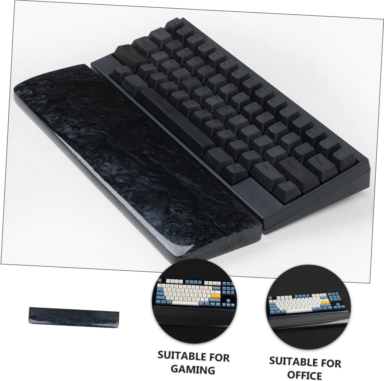 Keyboard Wrist Rest Pad Computer Accessory Resin Material Comfortable Wrist Rest