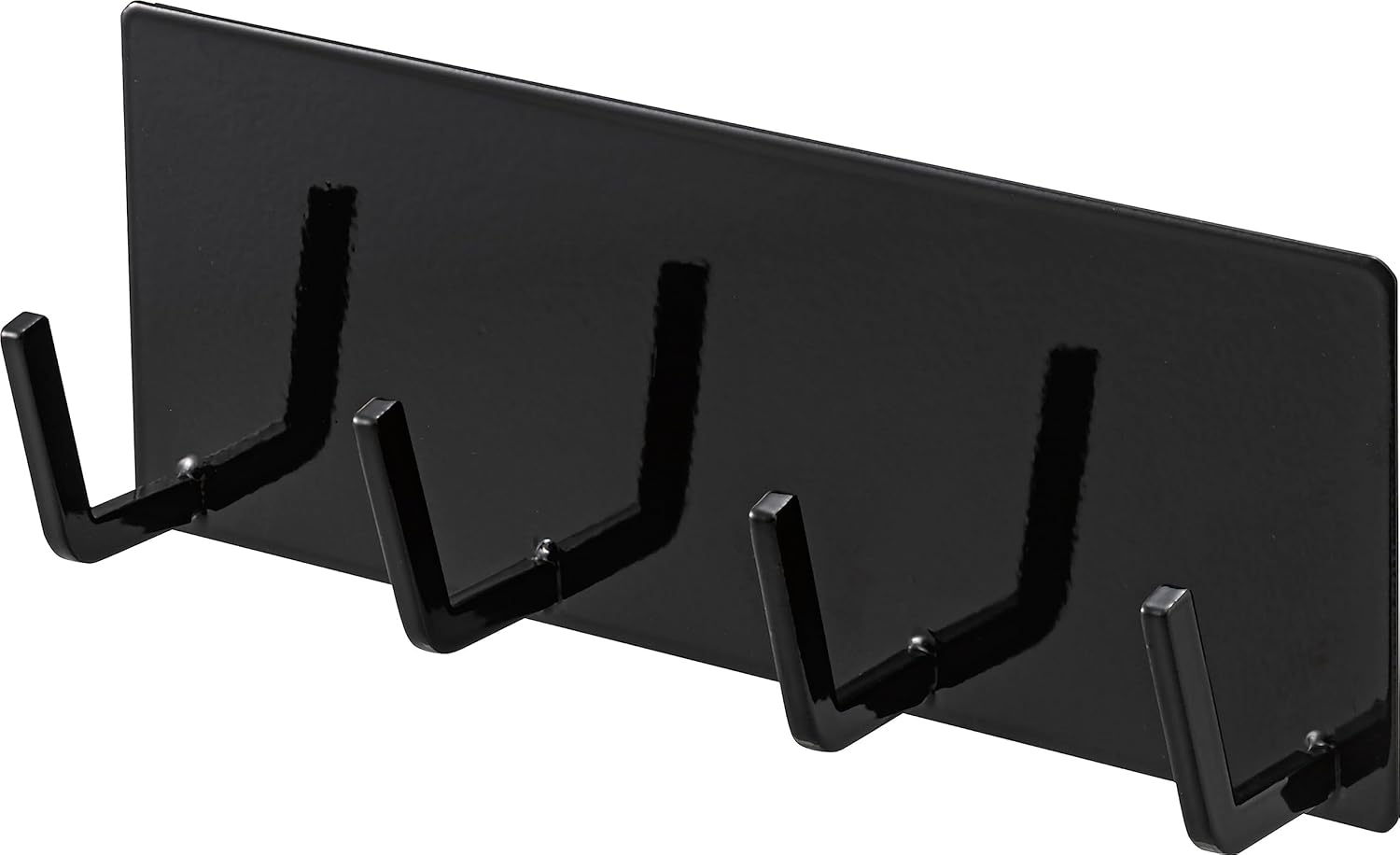 Yamazaki 3688 Magnetic Kitchen Tool Hook, 4 Tiers, Black, Approx. 6.5 x 1.4 x 2.4 inches (16.5 x 3.5 x 6 cm), Tower Floating Storage, Easy Installation