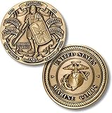 Armor of God High Relief - Marine Corps Challenge Coin