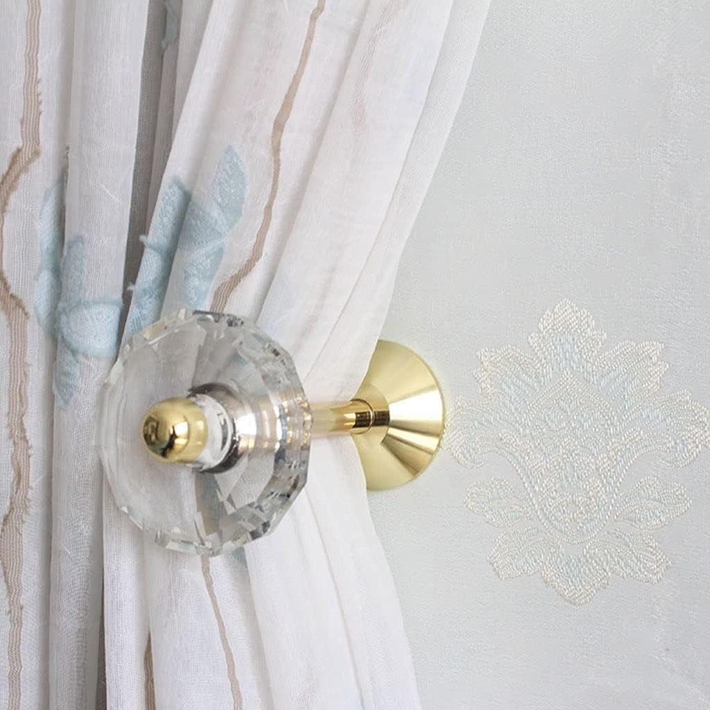 Curtain Clips，Curtain Hooks Curtain Tiebacks Simple Curtain Holdbacks, Modern Curtain Hooks, Home Brass Curtain Fasteners, Creativity Window Decoration, Installation Required