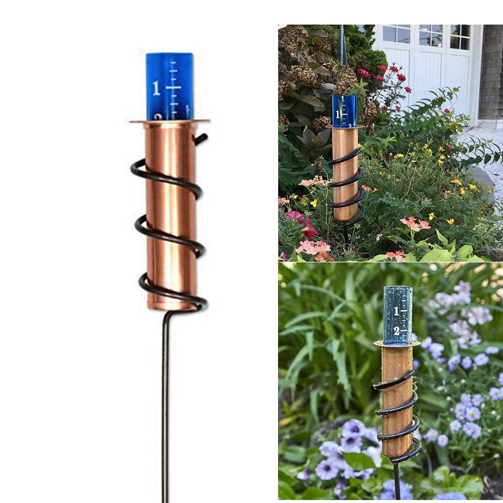 Buy KLOVA Copper Rain Gauge Garden Water Meter, Floating Rain Gauge
