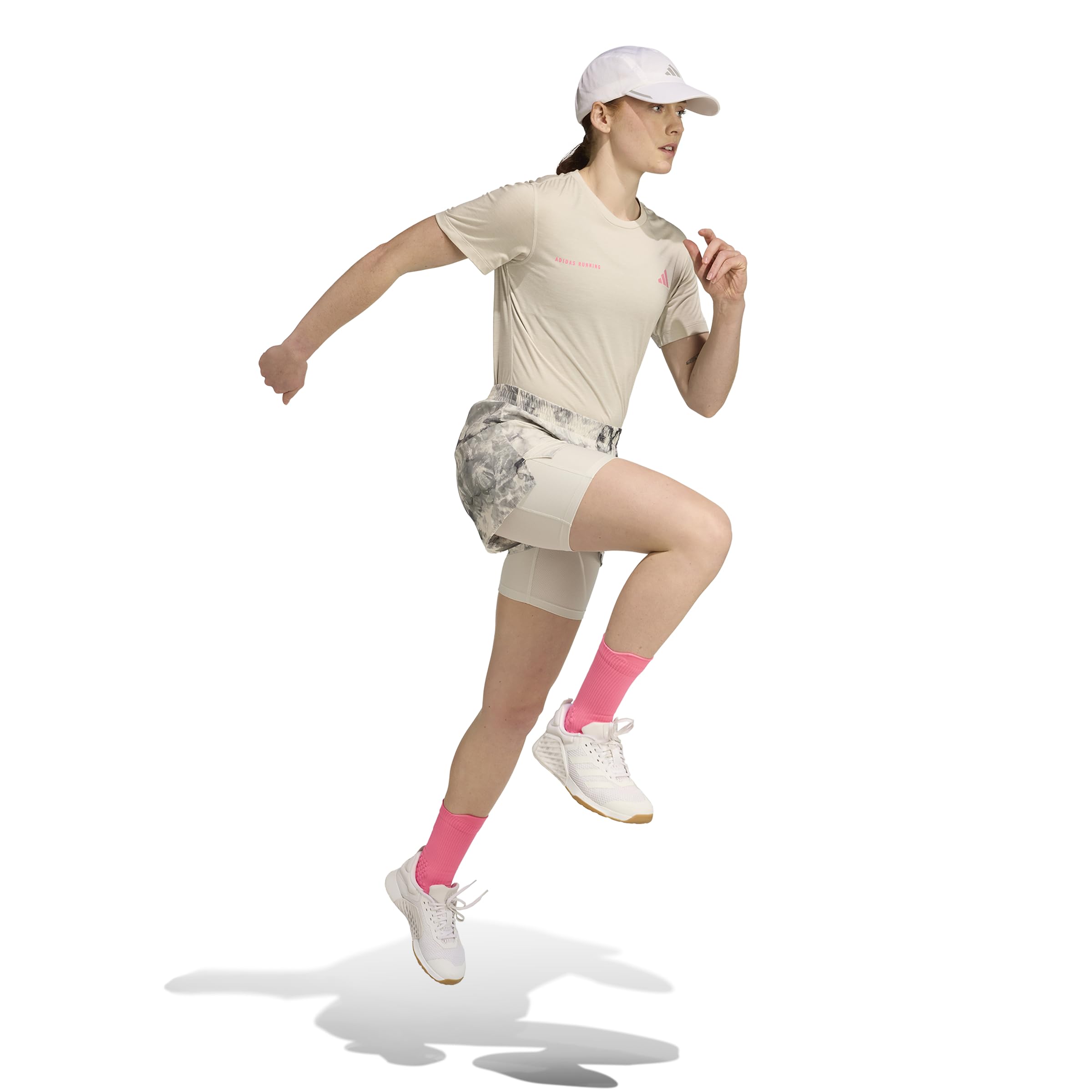 adidas Women's Own The Run Spray Dye 2-In-1 Shorts