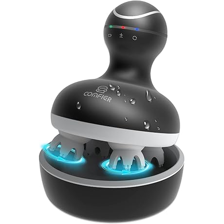 Hands-Free Electric Latme Scalp Massager for Hair Growth