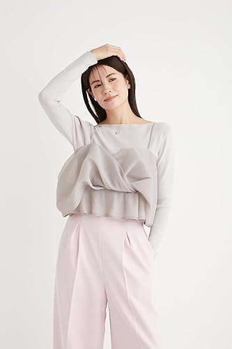 Amazon | [セルフォード] カシュクールキャミセットニットプル