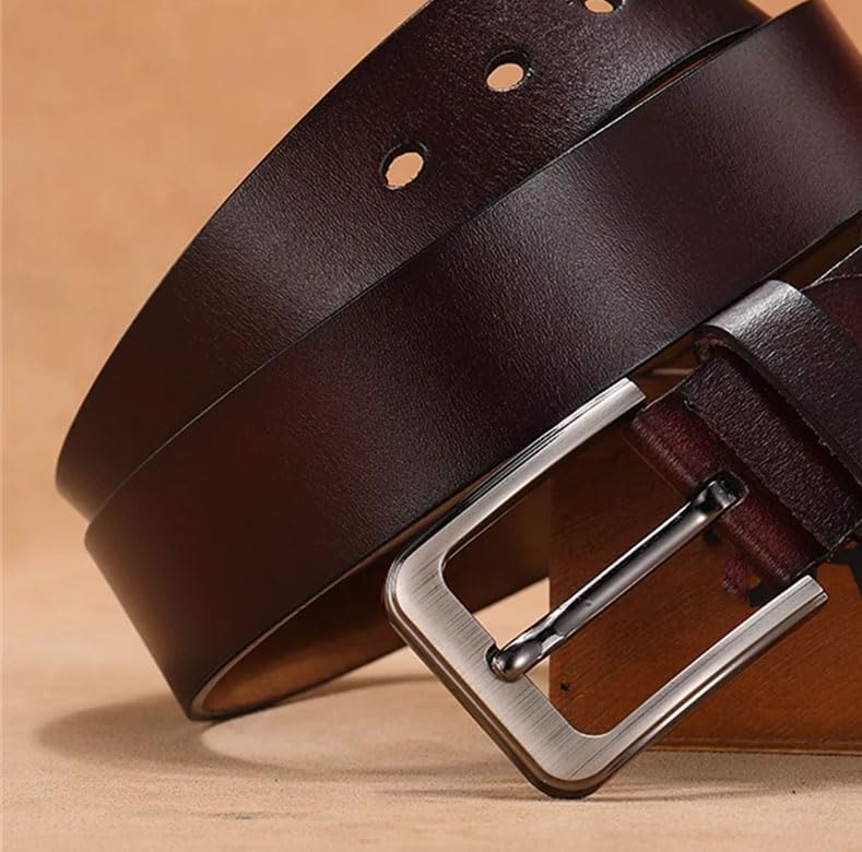 Men Solid Color Belt with Pin Buckle for Jeans and Everyday Outfits4