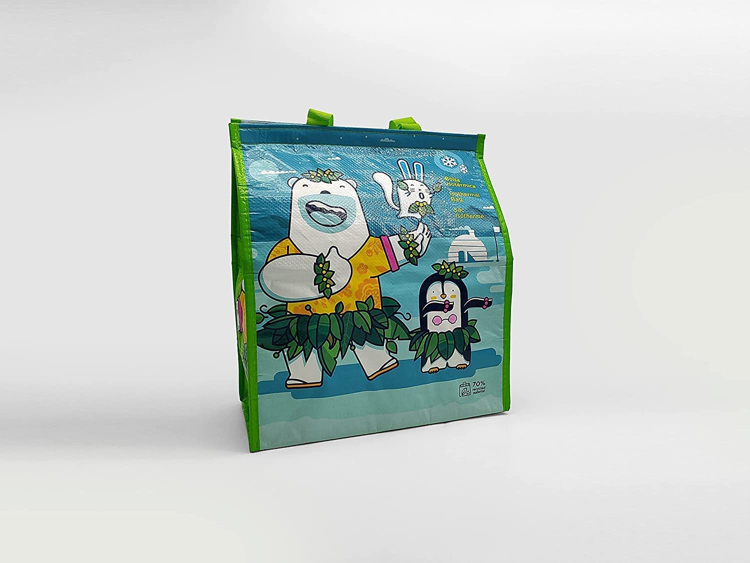 Bolsa isotérmica para Alimentos 36 x 42 x 20 cm supermercados para Transportar congelado. Caja 50 uds