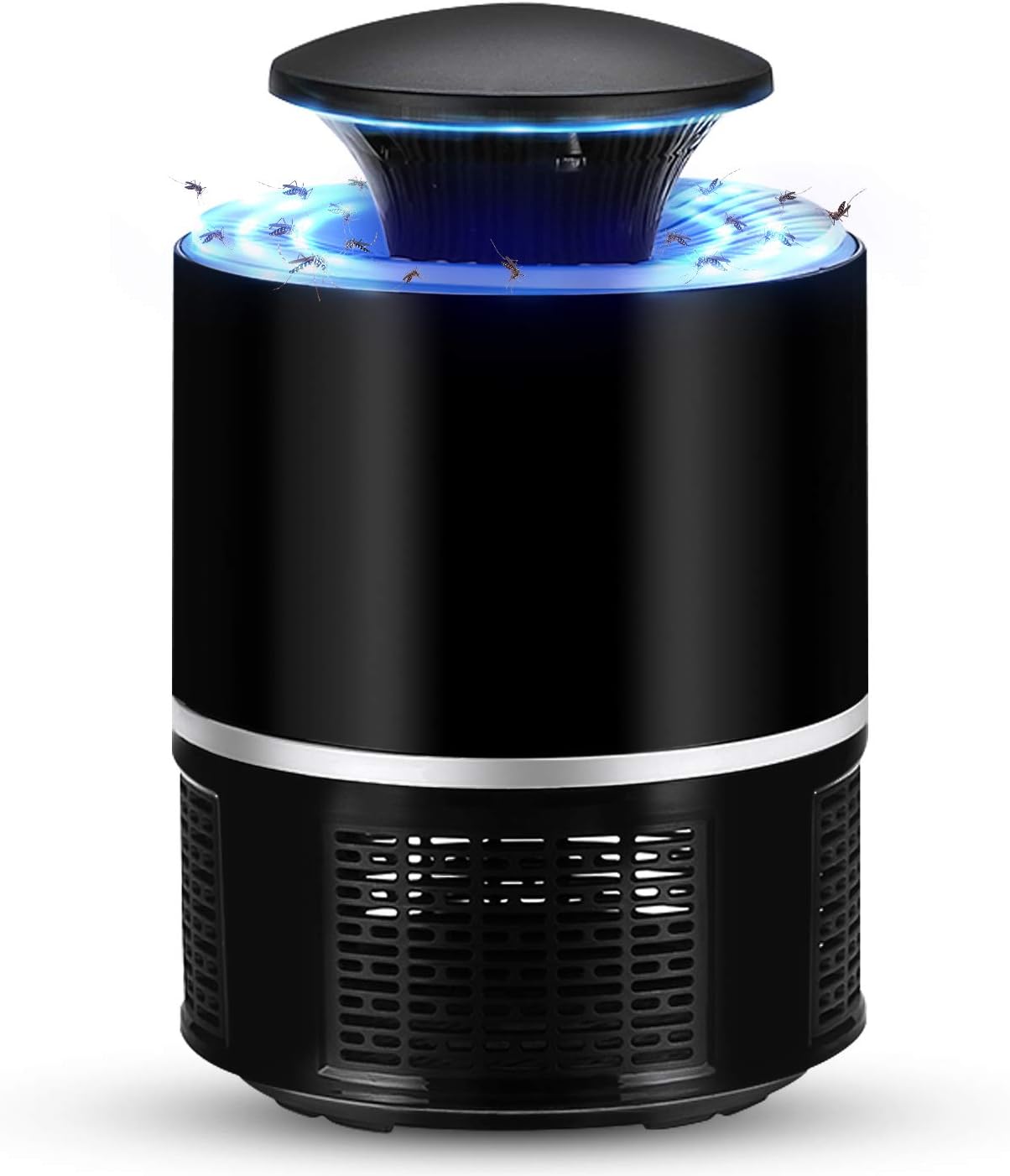Indoor Mosquito Killer Lamp, Maybuy Bug, Fruit Fly, Gnat, Insect Trap - UV Light, Fan, Trap Even The Tiniest Flying Bugs - No Zapper - Child Safe, Non-Toxic
