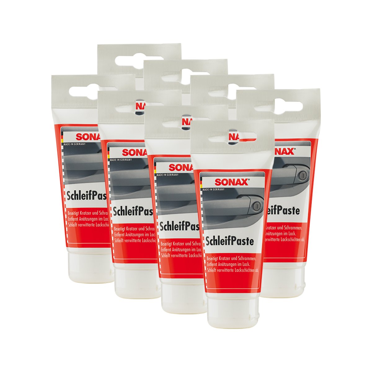 SONAX 8X 03201000 SchleifPaste Silikonfrei Schleifpolitur 75ml