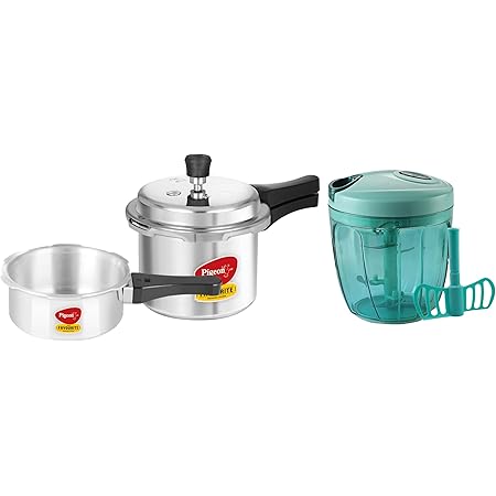 Buy Pigeon by Stovekraft Mini Combi Aluminium Pressure Outer Lid Cooker ...