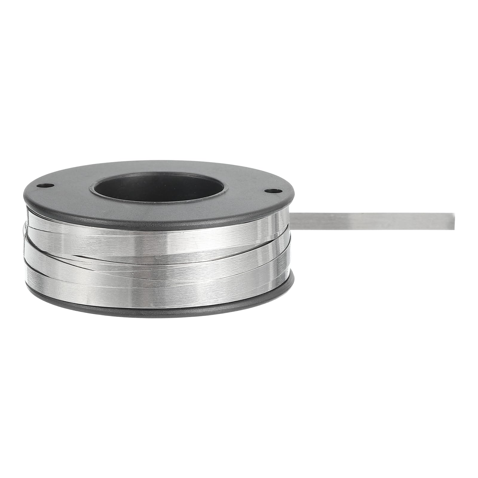 QUARKZMAN Hilo Calefactor Plano De Nicromo 49 Pies(15m) x0.2mmx4mm Hilo De Alta Temperatura Para Elementos Calefactores, Manualidades DIY, Negro Y Plateado