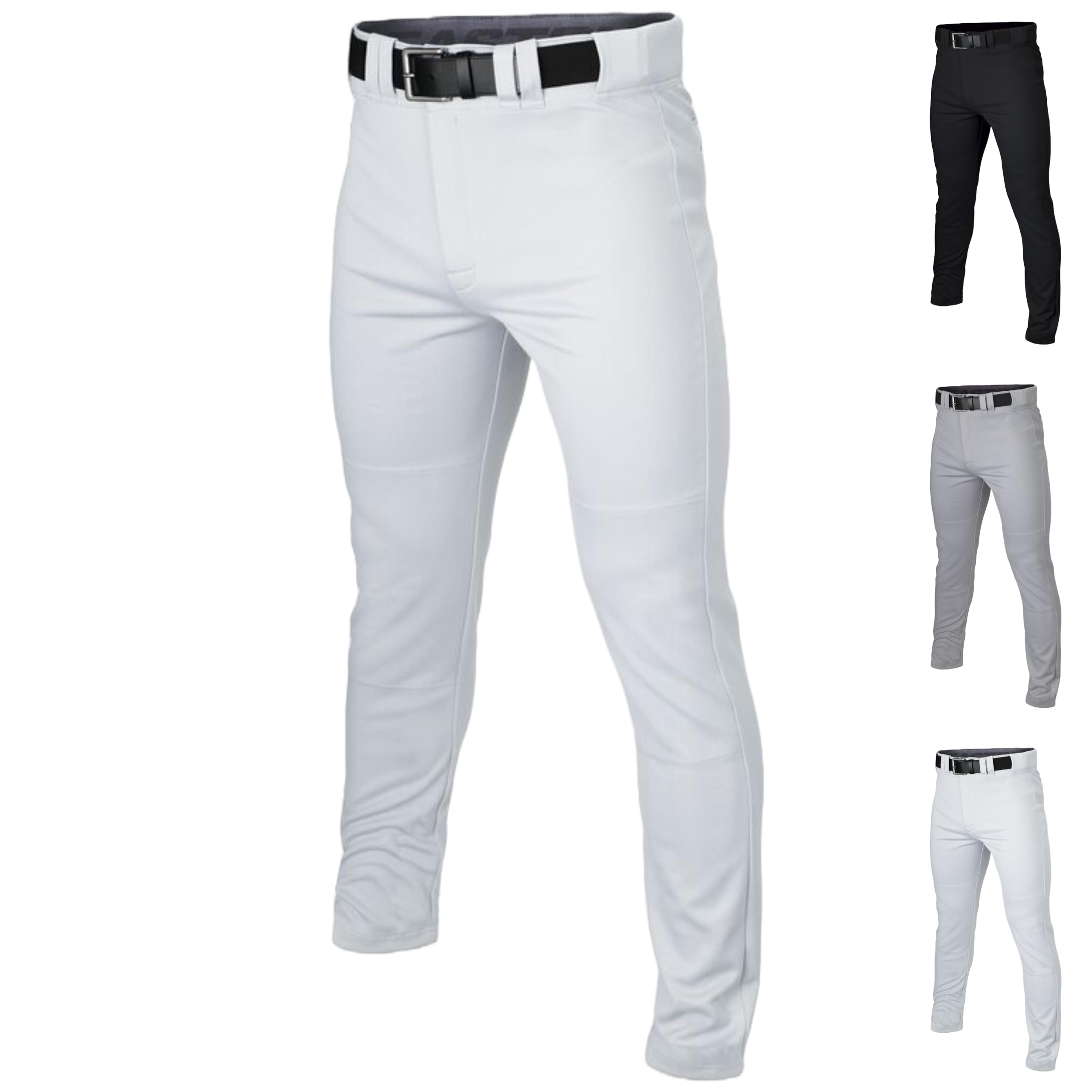 Easton RIVAL+ Baseball Pant | Full Length/Semi-Relaxed Fit | Youth Sizes | Solid & Piped Options