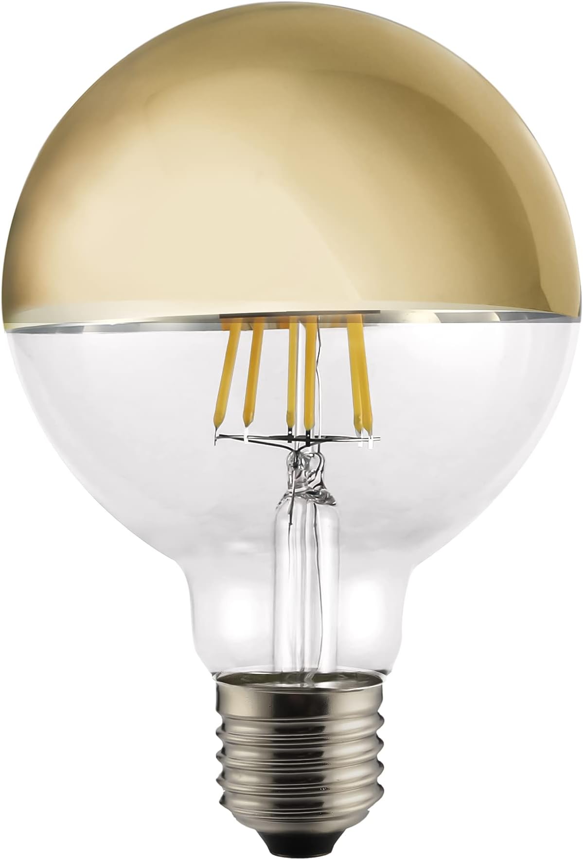 cristalrecord LED Bulb, Warm Light E27, 6 W, Gold, 125 x 180 mm [Energy Class A++]