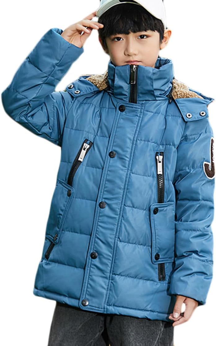 バーバリーチルドレン ダッフルコート 14Y 164cm ネイビー メガ