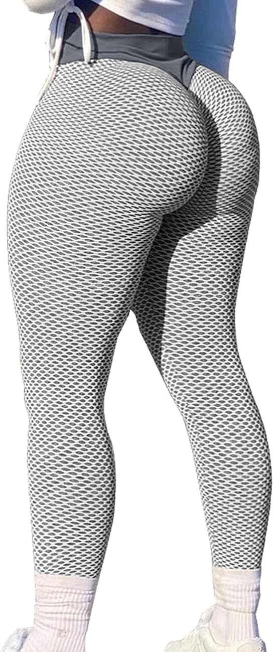 Womens ruched butt lifting high waist yoga pants Clearance