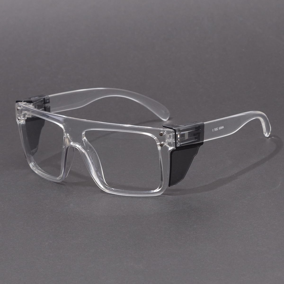 Photochromic Anti Bluelight UV400 Auto-Darkening Clear to Smoke Lens Transitional ANSI Z87.1 Safety SunglassesGlasses - Image 4