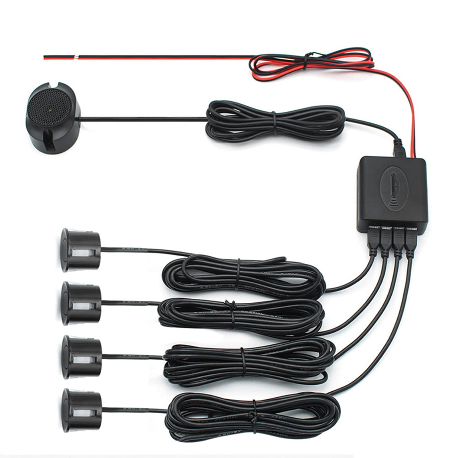 del Sensore di Parcheggio di Retromarcia per Auto, Kit di Aiuto per L'assistenza Alla Retromarcia del di Backup del Sensore di Parcheggio Dell'auto con Allarme
