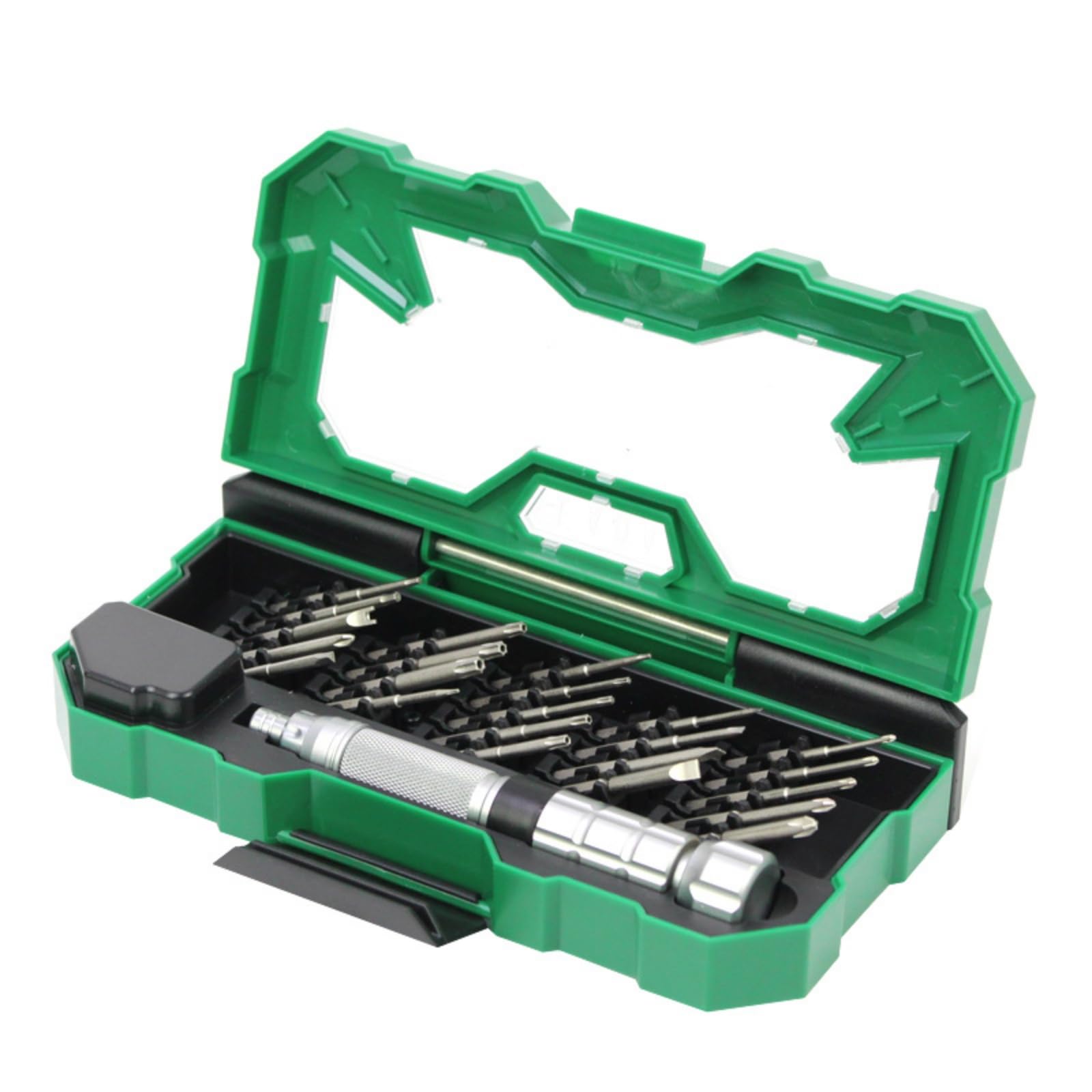 Qianly Präzisions-Schraubendreher-Set mit Box präzise Feinmechaniker-Schraubendreher-Set magnetisch Feinmechaniker-Werkzeugset für Heimwerker, Handyreparatur
