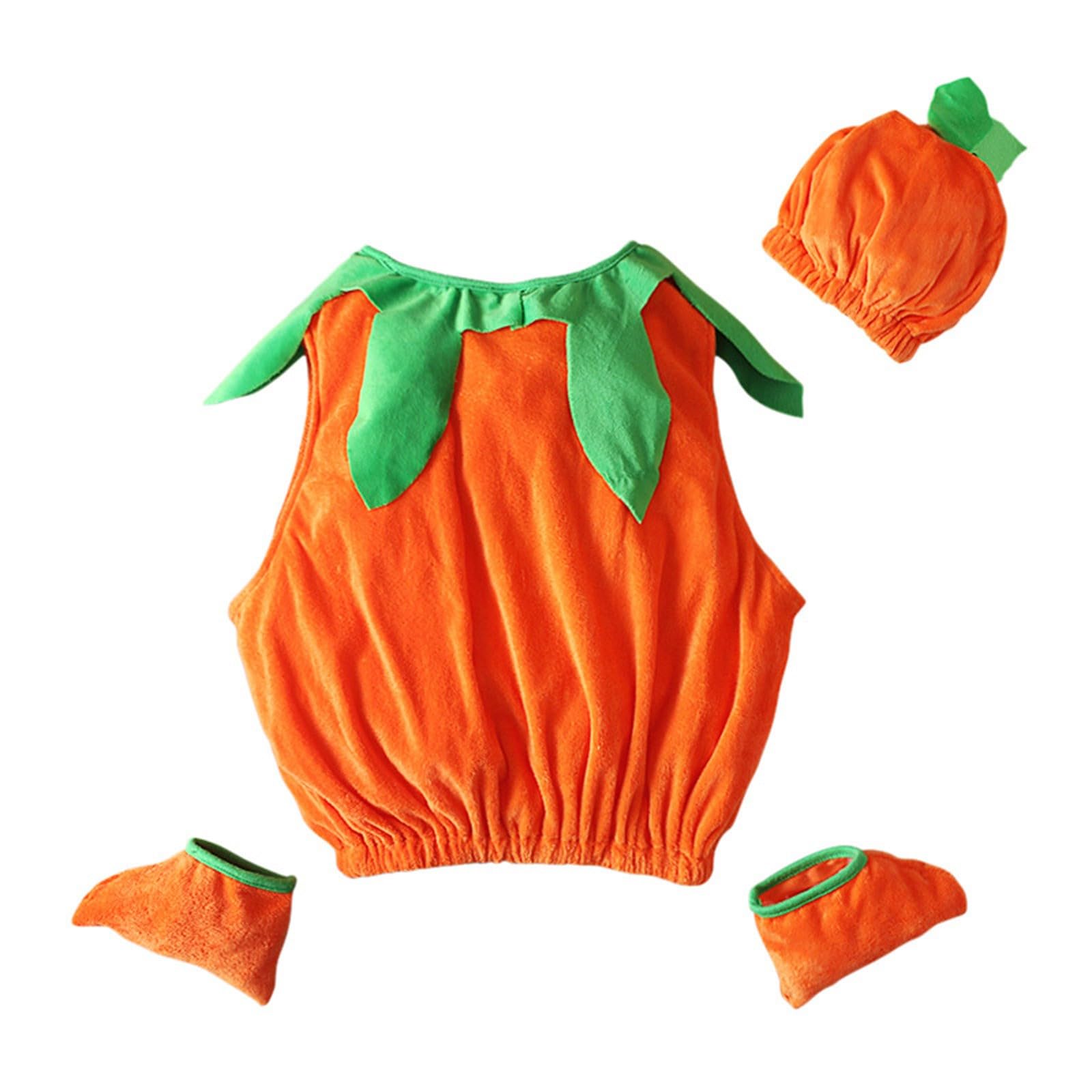 Halloween Baby Kostüm Halloween Kürbis Kostüm Baby Jumpsuit Kürbis Outfit Kleidung Kinder Mädchen Faschingskostüme Kleinkinder Jungen Mädchen Pumpkin Body Overall