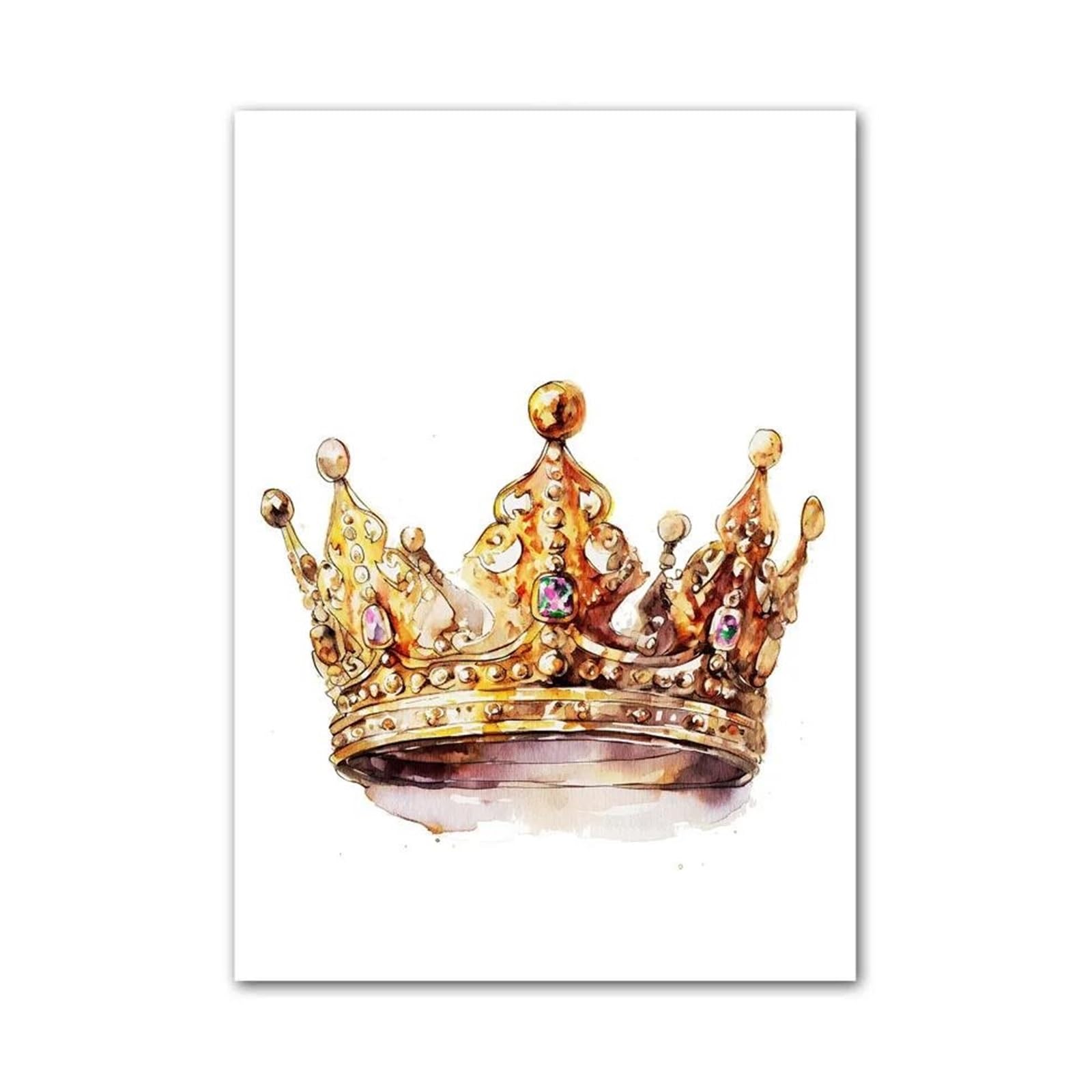 Xenite Girls G Wall Art Canvas Prints Ballet Irl Butterfly Rainbow Crown Flower Wall Art Canvas Paintin No Frame Nordic Prints Picture Kids Room Decor(,30X40cm)