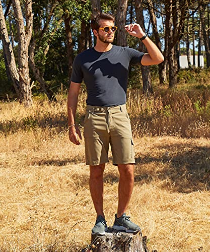 Maamgic Mens Hiking Shorts 10 Inch Waterproof Quick Dry Cargo Shorts Tactical Shorts For Camping Fishing Outdoor Activity thumb #4