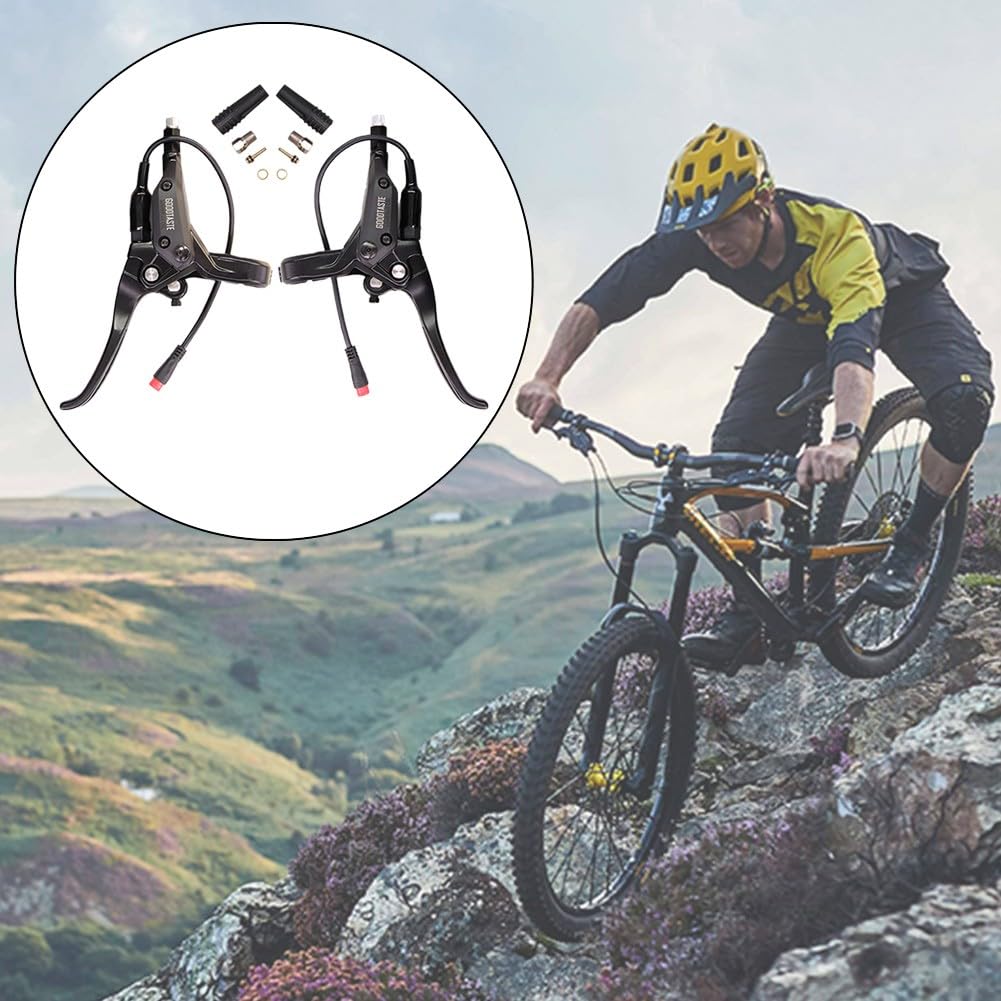 Leva del freno a 2 pin, funzione di spegnimento della maniglia del freno, impermeabile, accessorio per bici elettriche (sinistra)