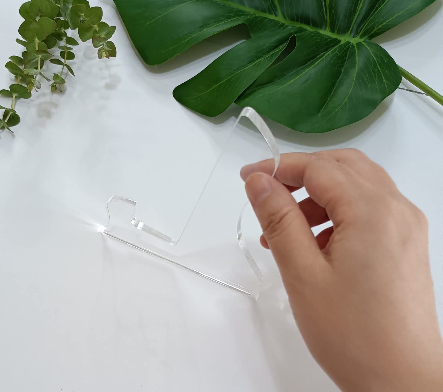 Juego de plantillas de soporte para tabla de cortar con parte trasera redonda, plantilla de embutidos acrílico, guía de enrutador de carpintería acrílica (2.25 pulgadas)