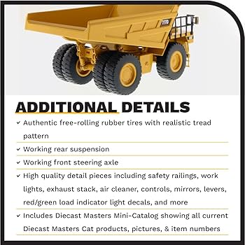 Amazon.com: Diecast Masters 1:50 Scale Caterpillar 777D Off