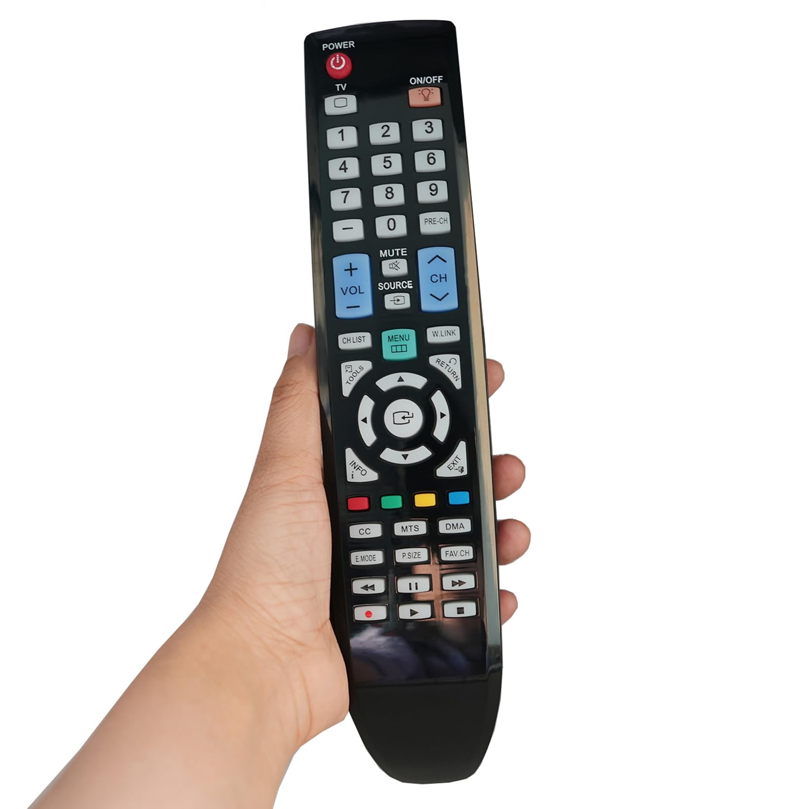 Universal Replaced Remote Control Compatible for Samsung LN46B540 PN58B560T5F LN40B630 LN40B500P3F PN50A550 LN40A550P3FXRL TV