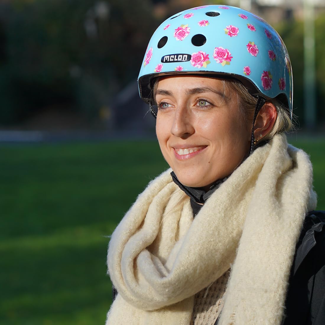 Melon Kask rowerowy Urban Active "Handprint" dla kobiet, mężczyzn i dzieci