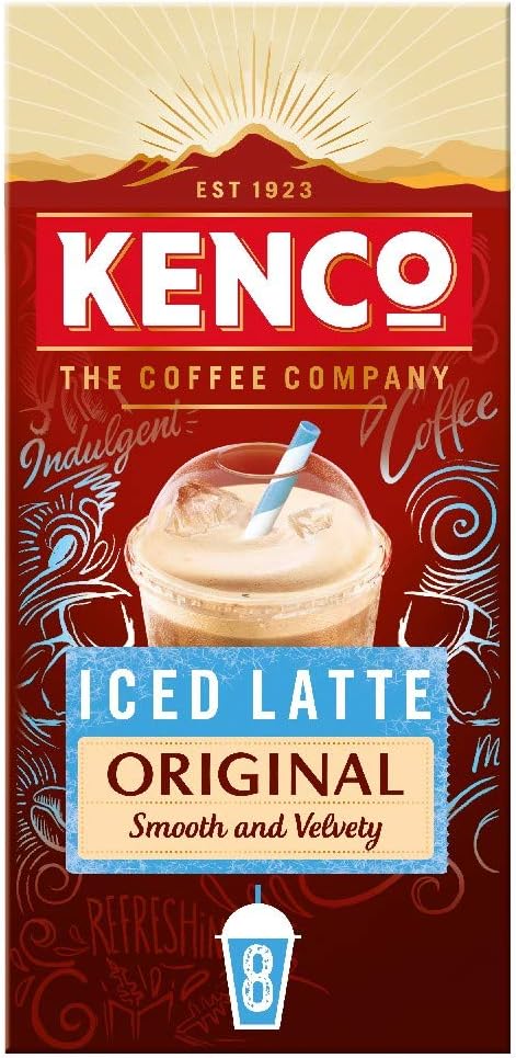 Kenco Iced Latte Original Instant Coffee Sachets, 40 x 21.5g