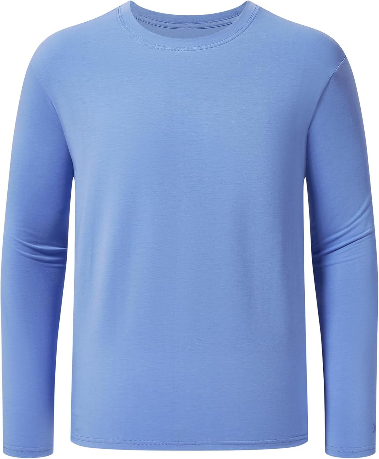 BASSDASH Men's Ultra Soft Cotton Blend UPF 50+ Long Sleeve Fishing Shirt UV Sun Protection Casual Performance Tee - Image 5