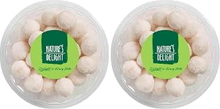 Nature's Delight Coconut Apricot Balls Snack (tub),180g (Pack of 2)