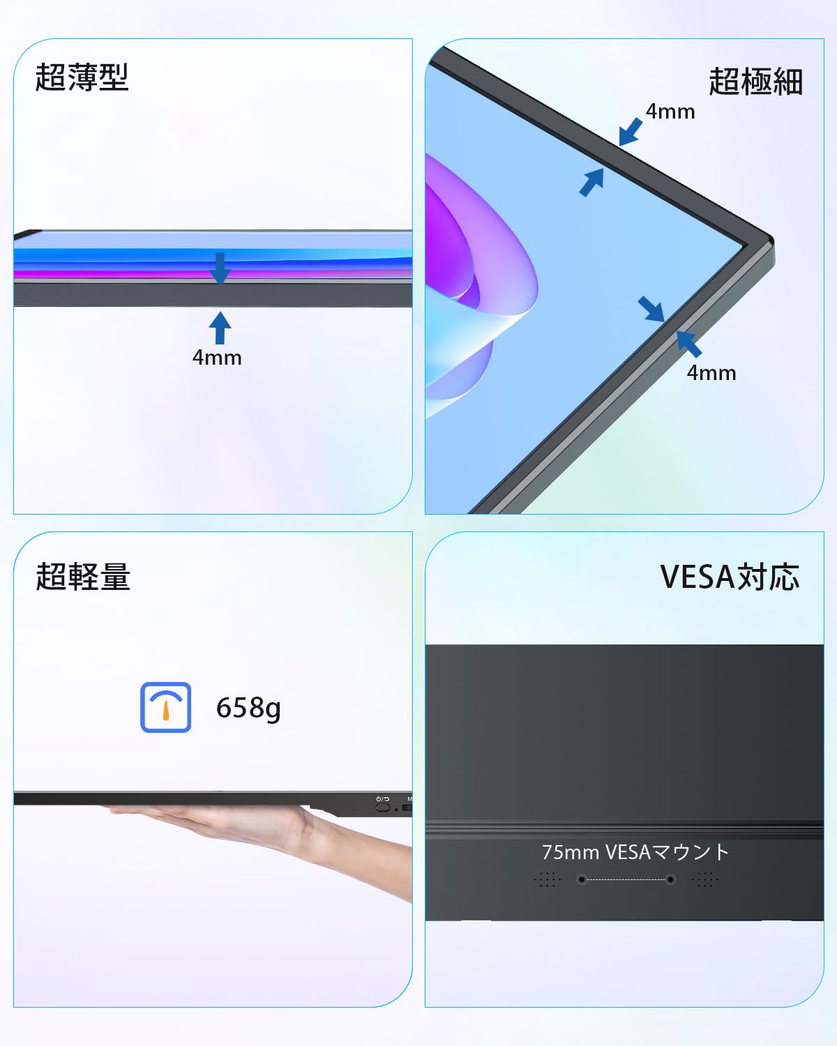 Amazon.co.jp: モバイルモニター EVICIV 15.6インチ モバイル 