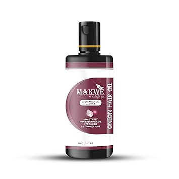 MAKWE Premium Onion Hair Oil With Argan Kernel Oil & Vitamin E (100 ML)